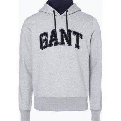 Gant - Męska bluza nierozpinana, szary. Szare bluzy męskie marki GANT, xl, z nadrukiem. Za 449,95 zł.