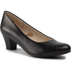 Półbuty CAPRICE - 9-22306-24 Black Nappa 022. Czarne półbuty damskie Caprice, bez wzorów, ze skóry, bez obcasa, na obcasie, bez zapięcia. Za 239,00 zł.