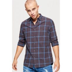 Koszula w kratę - Szary. Szare koszule męskie marki Cropp, l. Za 79,99 zł.