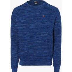 Napapijri - Sweter męski, niebieski. Niebieskie swetry męskie Napapijri, xl, z dzianiny. Za 449,95 zł.