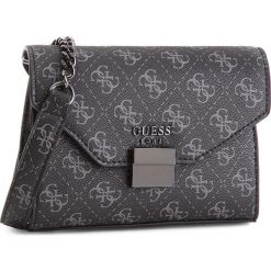 Torebka GUESS - HWSM71 03780 COA. Czarne listonoszki damskie marki Guess, z aplikacjami, ze skóry ekologicznej. Za 399,00 zł.