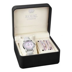 Royal London Zegarki Damskie 21285-03-Set. Szare zegarki damskie Royal London. W wyprzedaży za 369,00 zł.