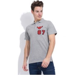 Christian Lacroix Męska Koszulka Polo Arno M Szary. Szare koszulki męskie marki Christian Lacroix, m, bez wzorów, z bawełny, polo, bez rękawów. Za 129,00 zł.
