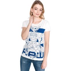 G-Star RAW Graphic 3 Koszulka Biały. Białe koszulki damskie G-Star RAW, l, z nadrukiem, z bawełny, retro, bez kołnierzyka, z krótkim rękawem. Za 171,95 zł.