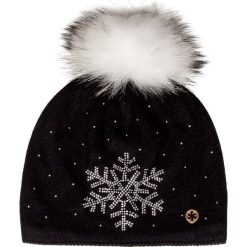 Czapka GRANADILLA SPARKLE SNOW Czarny. Czarne czapki damskie marki Granadilla, na zimę. Za 280,00 zł.