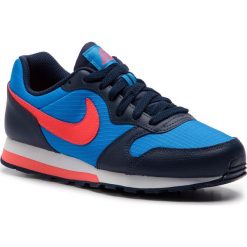 Buty NIKE - Md Runner 2 (GS) 807316 412 Photo Blue/Bright Crimson. Niebieskie buty sportowe damskie marki Nike, bez wzorów, ze skóry, sportowe, nike md runner. Za 189,00 zł.