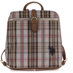 U.S. POLO ASSN. plecak damski Patterson Checked Backpack. Plecaki damskie U.S. Polo Assn., w kratkę, eleganckie. Za 369,00 zł.