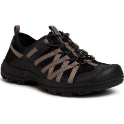 Półbuty SKECHERS - Resano 66021/BLK Black. Czarne półbuty męskie Skechers, na co dzień, bez wzorów, ze skóry ekologicznej, klasyczne, bez zapięcia. W wyprzedaży za 219,00 zł.
