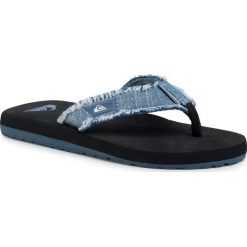 Japonki QUIKSILVER - AQBL100010 Xbbk. Niebieskie sandały dziewczęce Quiksilver, z tworzywa sztucznego, bez zapięcia. W wyprzedaży za 69,00 zł.