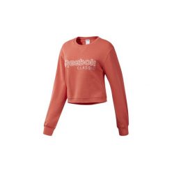 Bluzy Reebok Classic Bluza Fleece Sweatshirt. Różowe bluzy damskie Reebok Classic, s, bez wzorów, bez rękawów, bez kaptura. Za 229,00 zł.
