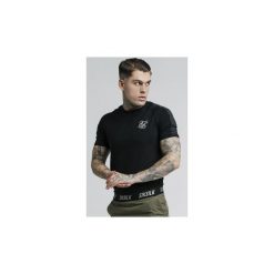 T-shirty z krótkim rękawem Siksilk raglan reflect tee. Czarne t-shirty męskie SIKSILK, s, bez wzorów, bez kołnierzyka, krótkie. Za 146,23 zł.