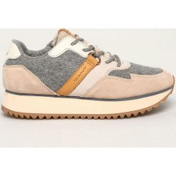 Gant - Buty Linda. Brązowe buty sportowe damskie GANT, bez wzorów, ze skóry, sportowe. Za 479,90 zł.