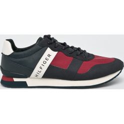 Tommy Hilfiger - Buty. Niebieskie sneakersy męskie TOMMY HILFIGER, z okrągłym noskiem, na sznurówki. Za 399,90 zł.