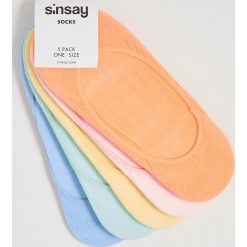 Kolorowe balerinki - Wielobarwny. Baleriny damskie Sinsay, bez wzorów, bez obcasa. Za 14,99 zł.