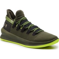 Buty UNDER ARMOUR - Ua M-Tag Low 3021800-300 Grn. Zielone buty sportowe męskie Under Armour, z materiału, bez zapięcia, do koszykówki. Za 429,95 zł.