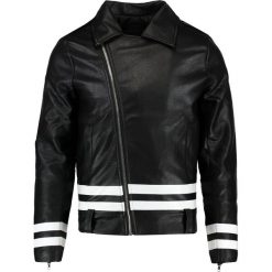 Kurtki męskie: Liquor N Poker STRIPED QUILTED Kurtka ze skóry ekologicznej black
