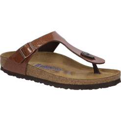 JAPONKI BIRKENSTOCK 847451. Brązowe klapki damskie Birkenstock. Za 228,99 zł.