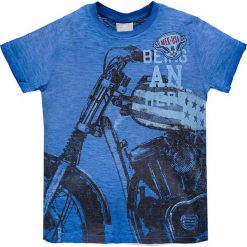 Mek - T-shirt dziecięcy 122-170 cm. Niebieskie t-shirty chłopięce Mek, z nadrukiem, z bawełny, bez rękawów. W wyprzedaży za 69,90 zł.