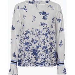 Emily van den Bergh - Bluzka damska, niebieski. Niebieskie bluzki damskie marki Emily van den Bergh, w kwiaty, z materiału, eleganckie, bez kołnierzyka, bez rękawów. Za 299,95 zł.