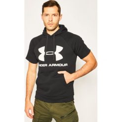 Bluza Under Armour Rivar Fleece Logo 1345624. Czarne bluzy męskie Under Armour, s, bez wzorów, z bawełny, bez kołnierzyka, bez rękawów, bez kaptura. Za 169,00 zł.