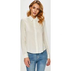 Vero Moda - Koszula. Białe bluzki damskie marki Vero Moda, s, z poliesteru, klasyczne, z klasycznym kołnierzykiem, z długim rękawem. Za 129,90 zł.