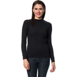 Golfy damskie: Sweter w kolorze czarnym
