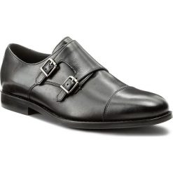 Półbuty GEOX - U Hampstead B U74E3B 00043 C9999 Black. Czarne buty wizytowe męskie Geox, ze skóry. W wyprzedaży za 389,00 zł.