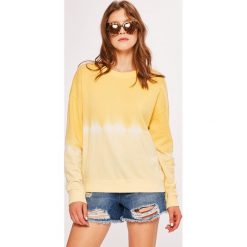 Noisy May - Bluza. Żółte bluzy damskie marki Noisy May, s, bez wzorów, z bawełny, bez rękawów, bez kaptura. W wyprzedaży za 79,90 zł.