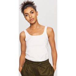 Top z bawełny organicznej - Biały. Topy damskie Reserved. Za 19,99 zł.