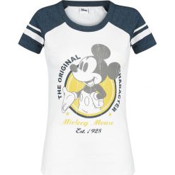 Myszka Miki i Minnie The Original Koszulka damska biały/ciemnoszary melanż. Szare t-shirty damskie marki Myszka Miki i Minnie, xl, w paski, z okrągłym kołnierzem. Za 121,90 zł.