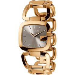 ZEGAREK GUCCI G-GUCCI YA125408. Brązowe zegarki damskie GUCCI, ze stali. Za 4100,00 zł.