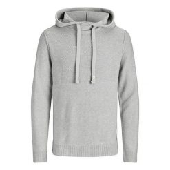 Jack&Jones Męska Bluza Z Hood Jorduberry Knit Hood Lightgrey Melange (Rozmiar L). Szare bluzy męskie marki Jack&Jones, m. W wyprzedaży za 117,00 zł.