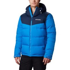 COLUMBIA Iceline Ridge Jacket Azure Blue Col L. Niebieskie kurtki sportowe męskie Columbia, m, bez wzorów, z syntetyku, bez kaptura, narciarskie. Za 979,00 zł.