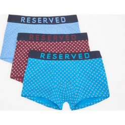 3 pack bokserek w kropki - Turkusowy. Niebieskie bokserki męskie marki Reserved, w kropki. Za 59,99 zł.
