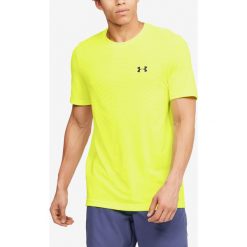Under Armour Seamless Koszulka Żółty. Żółte podkoszulki męskie Under Armour, m, bez wzorów, z poliesteru, z krótkim rękawem. Za 206,95 zł.