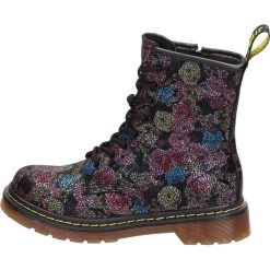 Kwieciste glany damskie McKey GL437/19 SKÓRA. Glany damskie Mckey, ze skóry, klasyczne, na wysokim obcasie, na obcasie, bez zapięcia. W wyprzedaży za 239,00 zł.