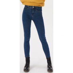 Jeansy skinny high waist - Niebieski. Niebieskie jeansy damskie Sinsay, z podwyższonym stanem. Za 59,99 zł.
