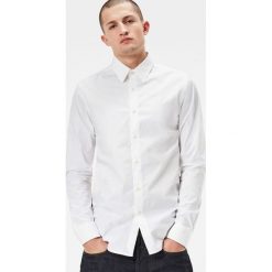 G-Star Raw - Koszula. Białe koszule męskie marki G-Star RAW, s, bez wzorów, z elastanu, klasyczne, z klasycznym kołnierzykiem, z długim rękawem. Za 329,90 zł.