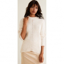 Mango - Sweter Ranita. Szare bez kategorii Mango, s, z poliesteru, z okrągłym kołnierzem. Za 119,90 zł.