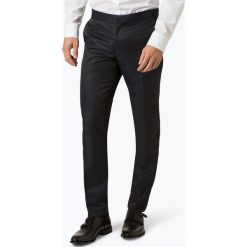 Finshley & Harding London - Męskie spodnie od garnituru modułowego – Cook, niebieski. Niebieskie spodnie męskie marki Finshley & Harding London, s, bez wzorów, z satyny, eleganckie. Za 399,95 zł.