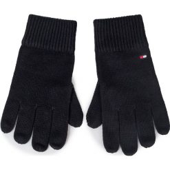 Rękawiczki Męskie TOMMY HILFIGER - Pima Cotton Gloves AM0AM05179 BDS. Czarne rękawiczki męskie TOMMY HILFIGER, bez wzorów, z bawełny. W wyprzedaży za 119,00 zł.