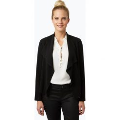 Marc Cain Essentials - Blezer damski, czarny. Czarne bolerka i narzutki damskie Marc Cain Essentials, bez wzorów, bez rękawów. Za 679,95 zł.
