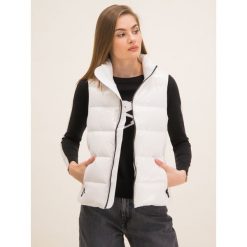 Kamizelka MICHAEL Michael Kors White Vest MH92HTND2W. Białe kamizelki damskie MICHAEL Michael Kors, s, bez wzorów, z nylonu, bez kaptura. W wyprzedaży za 769,00 zł.