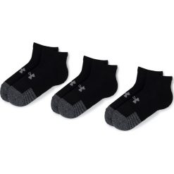Zestaw 3 par niskich skarpet unisex UNDER ARMOUR - Heatgear Lo Cut Sock 1346753-001 Black. Szare skarpetki damskie Under Armour, bez wzorów, z elastanu. Za 49,00 zł.