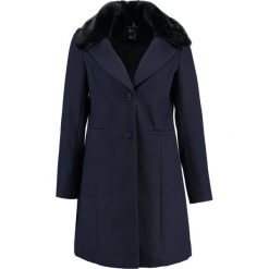 Płaszcze damskie: Dorothy Perkins FUR COLLAR CROMBIE Płaszcz wełniany /Płaszcz klasyczny navy