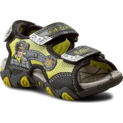 Sandały męskie skórzane: Sandały GEOX – B Sand Strike A B6231A 01450 C3S9A Lime Green/Anthracit