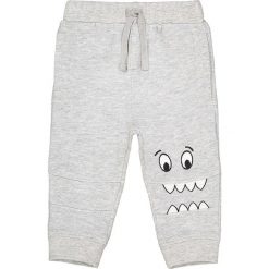 Spodnie dresowe z fantazyjnym nadrukiem - 1 miesięcy - 3 lata. Szare spodnie dresowe dziewczęce marki La Redoute Collections, z nadrukiem, z bawełny. Za 55,82 zł.