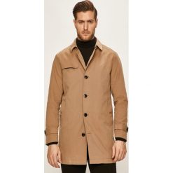 Selected - Płaszcz. Płaszcze męskie Selected, s, bez wzorów, z bawełny, bez kaptura. W wyprzedaży za 369,90 zł.