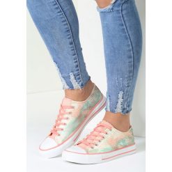 Pomarańczowe Trampki Anemone. Brązowe trampki i tenisówki damskie marki other, z materiału. Za 34,99 zł.