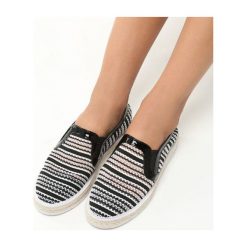Espadryle damskie: Czarne Espadryle Teardrops